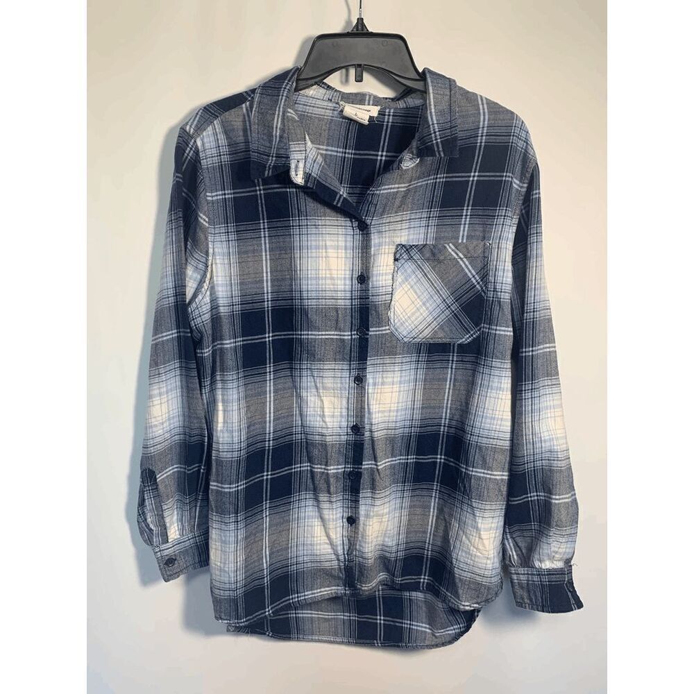 Beachlunchlounge Plaid Long Sleeve Shirt